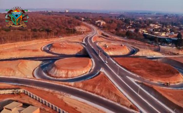 Road capacity expansion works in the city of Lilongwe